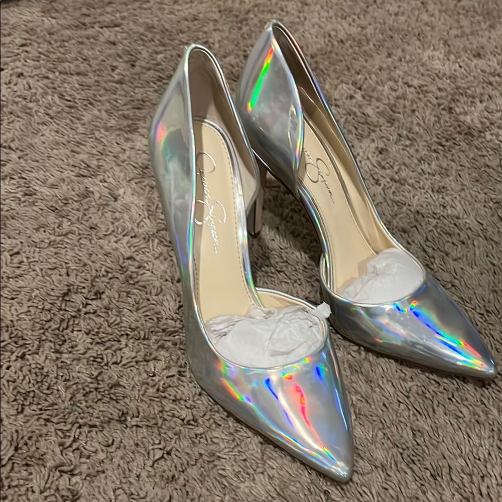 Cute iridescent Jessica Simpson pumps never worn